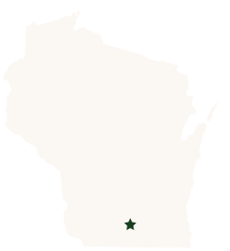 map of the state of Wisconsin 